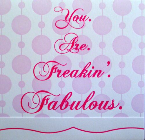 Papyrus NIQUEA.D Dankeschön-Grußkarte ~ You Are Freakin' Fabulous