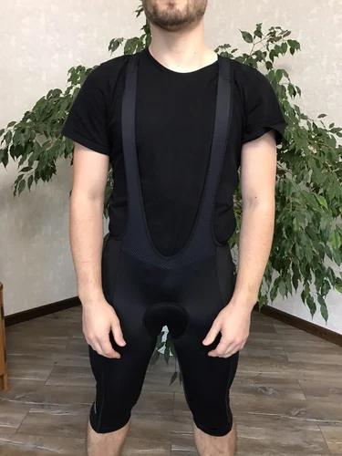 Giordana Body Bib Ride Fit Short - Men's Velo Bike Black Mens S