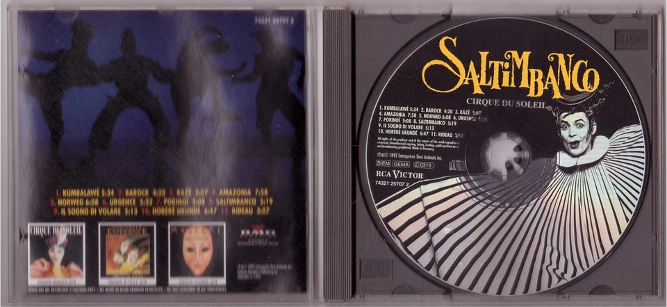 Cirque Du Soleil - Saltimbanco (CD 1992) - Bild 3 von 3
