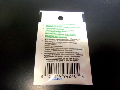 LOT OF (10) LUBRICON DI-ELECTRIC GREASE BY ARNOLD 4ML NEW AND FACTORY SEALED - Imagen 2 de 2