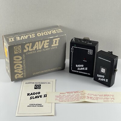 Quantum Radio Slave II Frequency D Wireless Receiver & Transmitter Camera Flash