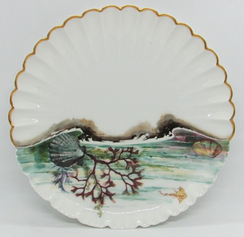 6 Haviland Sea Life Plates - President Hayes Fish Plate Blank - Picture 6 of 9
