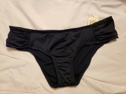 P41 NWT Macy's Bar III 3 M Dark Navy Blue Bikini Bottom CLEARANCE SALE MSRP $44 - Picture 2 of 3