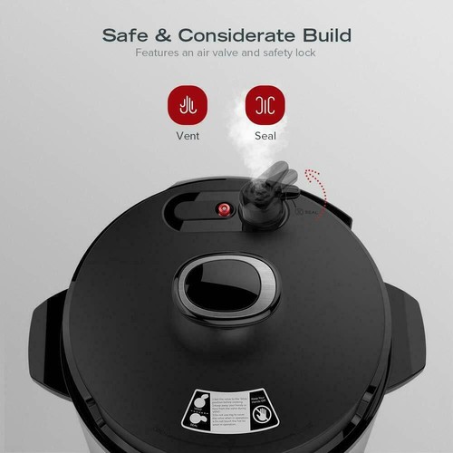 TaoTronics TT-EE006 Electric Pressure Cooker 6QT FDA and ETL Approved FD04 - Picture 5 of 8