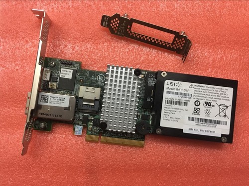 LSI/DELL 9280-4i4e 4 Int 4 Ext SAS/SATA 6G RAID Card RAID Controller +BBU - Bild 3 von 3