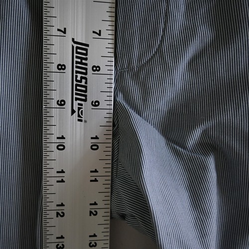 Banana Republic 33x30 Blue Stripe Non Iron Tailored Slim Fit Mens Dress Pants - Picture 3 of 9