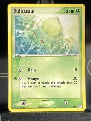 POKEMON CARD - BULBASAUR 55/112 EX FIRE RED LEAF GREEN NM | eBay