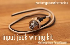 Input Jack Wiring Kit - Klinkenbuchsen Verdrahtungsset, Switchcraft, cloth wire