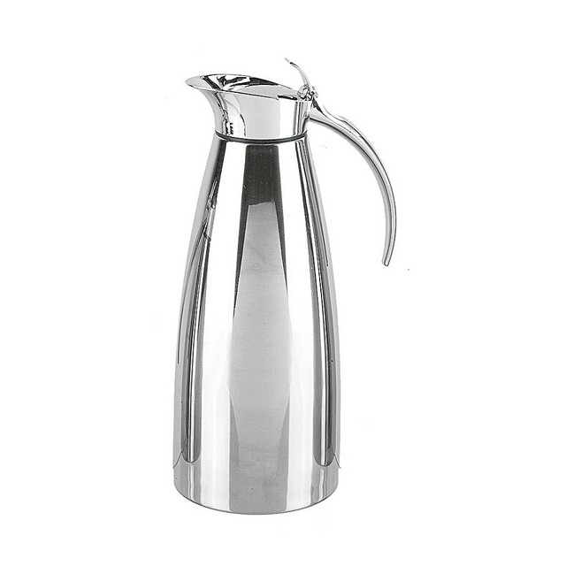 2 Emsa ELEGANZA Isolierkannen Thermoskanne Isokanne Kaffeekanne Edelstahl 1,0 L