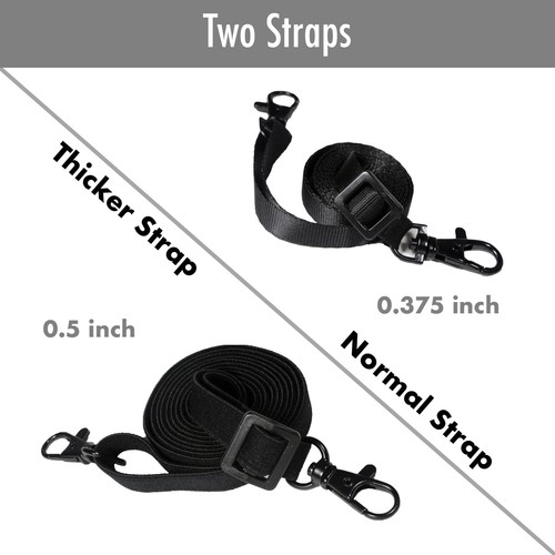 Travel Neck Pouch Passport Holder Card Wallet RFID Blocking Waterproof(2 Straps) - Picture 4 of 9