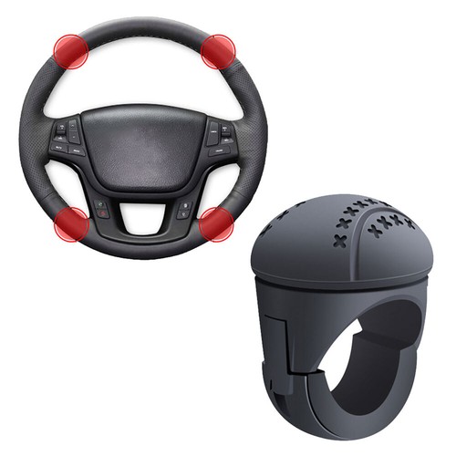 Car Steering Wheel Booster 360 ° Rotation Steering Wheel Knob Ball Accessory - Bild 7 von 12