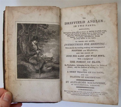 The Driffield Angler 1806 1st ed., Alexander Mackintosh, Fishing, Shooting, Dogs - Bild 2 von 11