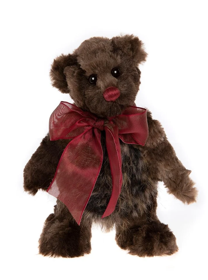 Charlie Bears - Choccy Biccy Cute Brown Teddy Bear Small Collectable Soft Plush