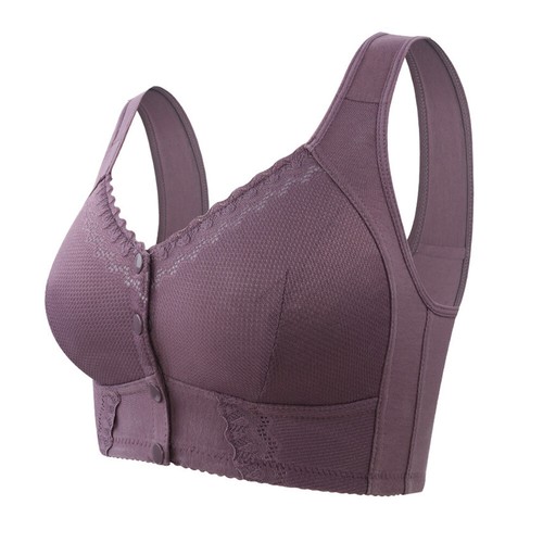 Soutien-gorge doux, soutiens-gorge charme snaps avant seniors, soutiens-gorge confortables et faciles à fermer pour femmes - Photo 20/21