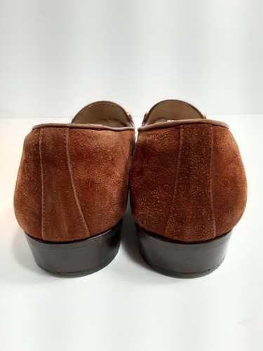 Salvatore Ferragamo Damen Braun Wildleder Halbschuhe 7,5 AAAA - Bild 7 von 9
