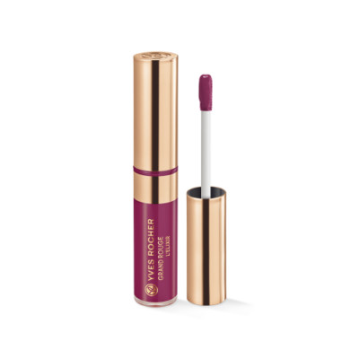 Grand Rouge 105 Matte Purple Liquid Lipstick L'Elixir Yves Rocher Vegan 12h