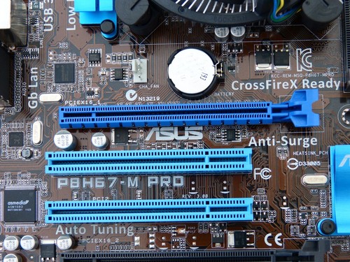 Mainboard Asus P8P67-M PRO mit CPU Intel Core i5-2310, 2,9GHz + 8GB Kingston RAM - Bild 2 von 3