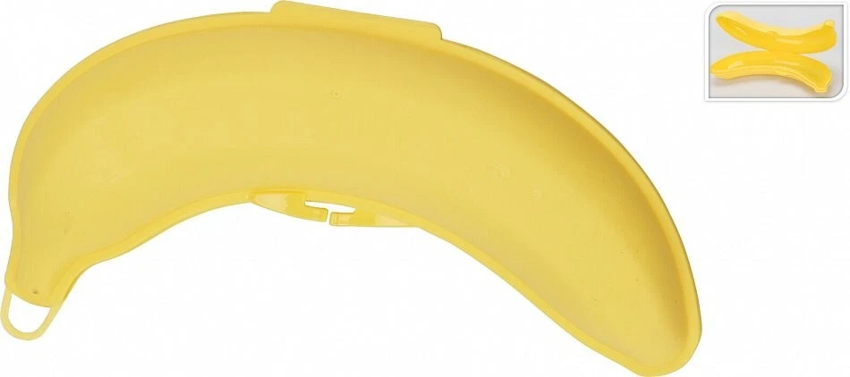 Bananenbox Bananendose Aufbewahrung 2 Stk 22cm Klappbar Aufhänger Lunchbox Obst - Bild 4 von 4