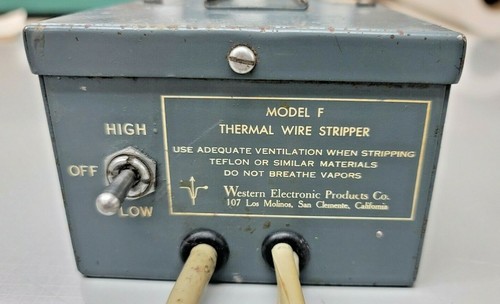 Despejador de alambre térmico Western Electronic Products modelo F - Imagen 4 de 4