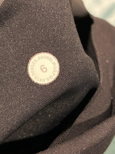 Lululemon Women’s In Movement 7/8 Tight Everlux  LW5BPGS Size 6 Black - Picture 3 of 4