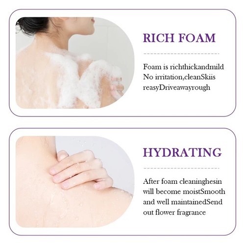 4-Pk Gel Doccia Esfoliante Vitamina C Pelle Illuminante Lavaggio Corpo, 2L[USA 🇺🇸]  - Foto 3 di 19