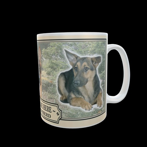 Personalisiert WÄHLEN SIE IHREN HUNDENNAMEN Keramik Tasse Kaffeebecher Geschenk Labor Mops Terrier - Bild 111 von 289