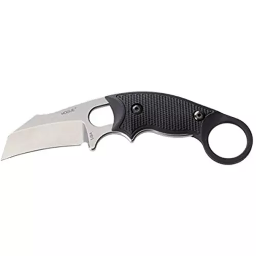 Hogue EX-F03 Hawkbill Blade 2.25in. G10 Solid Black Scales 6.5in. OAL 2 Black