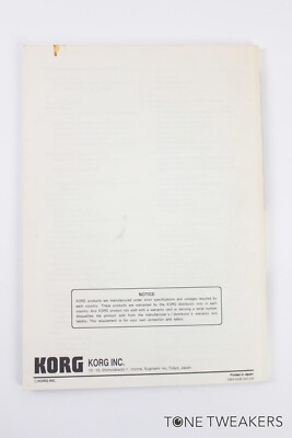 【元箱 説明書付き】KORG WAVESTATION SR 美品です KORG WAVESTATION SR PLAYERS GUIDE MANUAL Synthesizer Book VINTAGE