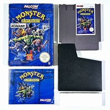 Konami NINTENDO NES Spiel MONSTER IN MY POCKET Pal-B CIB Genuine Collectors Item