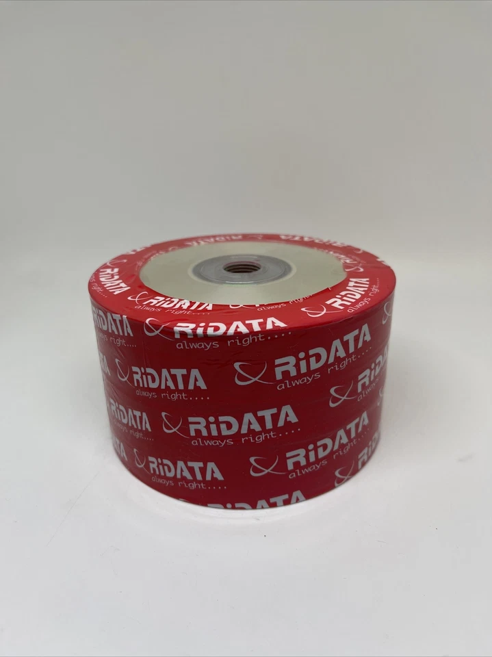 50 Ridata 700MB 52X CD-R Inkjet White Hub Printable Blank Media Recording Disc - Image 3 of 3