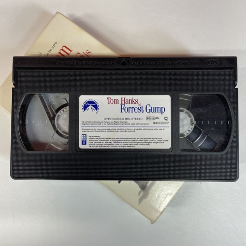 Forrest Gump VHS 1995 Paramount Pictures 32583 Tom Hanks Gary Sinise Sally Field - Picture 5 of 8