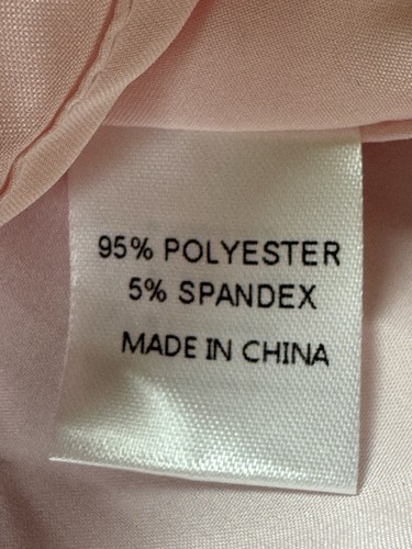 Merokeety Women’s Puffy Sleeves A Line Dress Pink Size M. (B.79) - Imagen 4 de 6