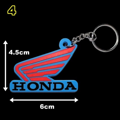 K12 Honda Portachiavi Portachiavi Gomma Portachiavi Auto Moto Regalo Ciondolo Metallo - Foto 4 di 28