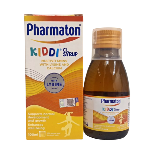 4 X Pharmaton Kiddi CL Sciroppo 100ml Multivitaminico con Lisina e Calcio SPEDIZIONE GRATUITA - Foto 6 di 6