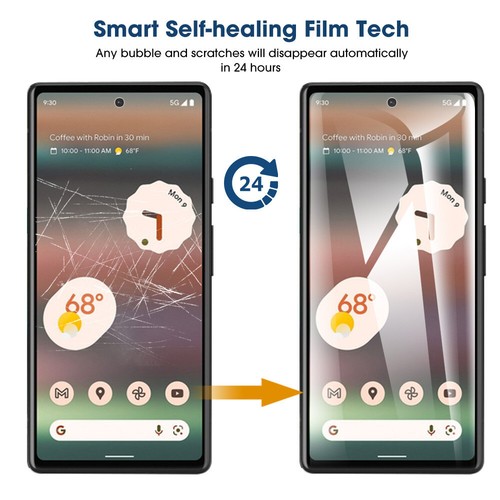 Anti-Blue Light Anti-Dirt Hydrogel Protector For Google Pixel 5a 4a 4 XL 6 Pro 7 - Picture 2 of 23
