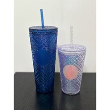 Starbucks Tumbler Bundle, Studded, Cold Cup, 24 oz and 16 oz