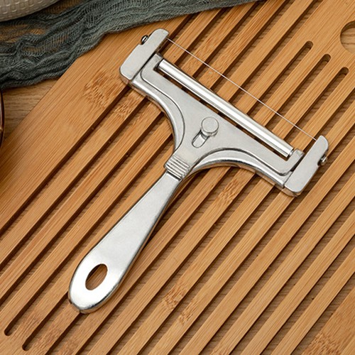 Stainless Steel Cheese -Slicer Perfectly Adjustable Thickness Wire Cheese Cutter - Picture 5 of 21