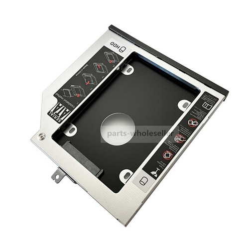 2nd HDD SSD Hard Drive SATA Caddy + Bezel For Lenovo T440p T540 T540p W540 W541  - Afbeelding 1 van 8
