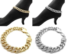 New Iced Bling Women's Fashion Anklet Various Anklet Chain Size 