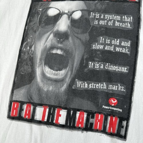 Vintage Apple Macworld Boston T-Shirt Power Computing Herren XL Beat the Machine - Bild 6 von 10