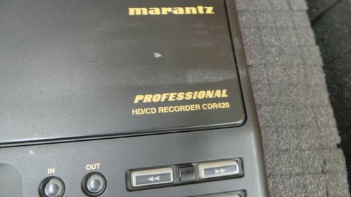 MARANTZ CDR-420 U1B CD HD MP3 RECORDER PLAYER PORTABLE WITH HEAVY DUTY CASE! - Picture 4 of 10
