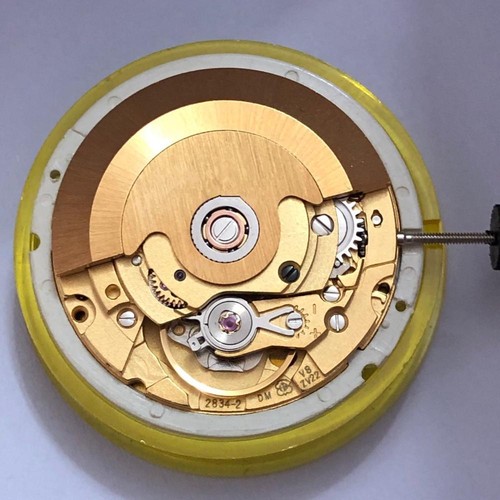2 Colos Date@3 Day@12 Mechanical Automatic Wind Watch Movement For ETA 2834-2 - Picture 7 of 12