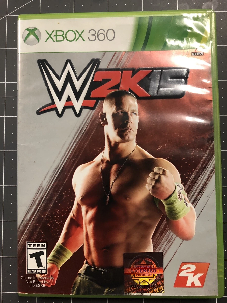 WWE 2K15 Microsoft Xbox 360 Complete with Manual Tested