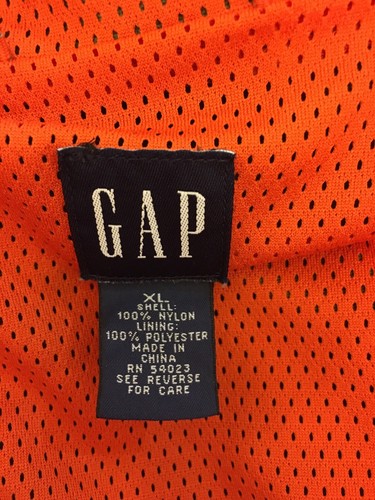 Gap Kids Boys XL Fall Spring Jacket Full Zip Mesh Lined Windbreaker - Picture 7 of 8