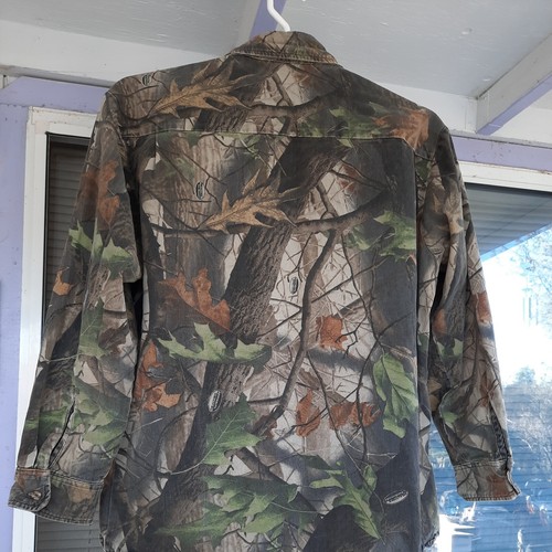 Mens RED HEAD Real Tree Camo Hunting Shirt Large #4 - Picture 5 of 6
