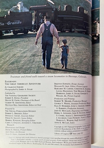 Railroads: The Great American Adventure by Charlton Ogburn Nat'l Geographic HCDJ - Imagen 13 de 13