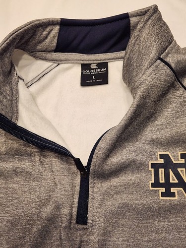 Colosseum Notre Dame Fighting Irish Sitwell Raglan 1/4 Zip Jacket Men's Large - Bild 3 von 4