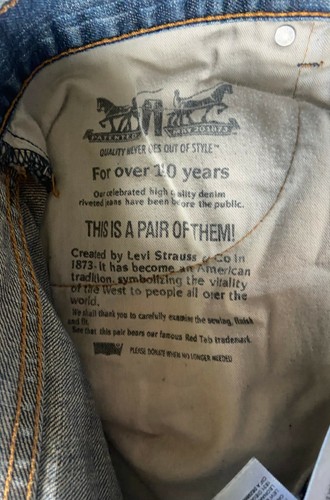 Levi Strauss & Co 505 40 x 30 Regular Fit Men's Jeans Size 40x30 Straight Leg VG - Picture 3 of 8