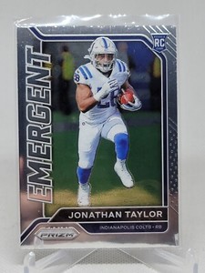 2020 Prizm Jonathan Taylor Emergent Rookie #4 Colts D2F