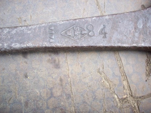 British Railways Spanner No 4 S & S on label used OLD ANTIQUE VINTAGE - Picture 4 of 8